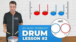 My Music Workshop  Easy Drum Lesson 2for Kids [upl. by Higgs677]