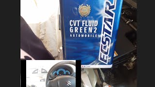 CVTF green 2 Original Transmission Oil Change suzuki alto japnese 2014 [upl. by Edahc498]