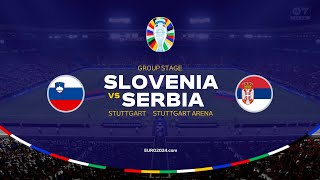 SLOVENIA vs SERBIA  European Championship group stage  FC 24 [upl. by Hamish887]