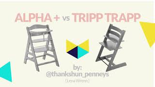 Hauck Alpha Highchair vs Stokke Tripp Trapp  Kaliedy [upl. by Oisor10]