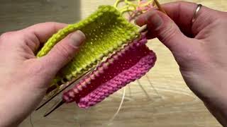 TUTORIAL  Three Needle Bind off Knitwise and Purlwise [upl. by Ause]