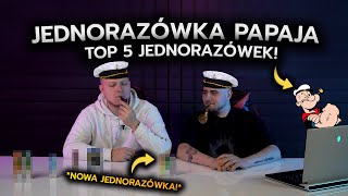 TOP 5 JEDNORAZÓWEK Jednorazówka jak u Papaja [upl. by Norrv668]