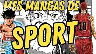 MA COLLECTION MANGA  LES MANGAS SPORTIFS [upl. by Ynavoeg526]