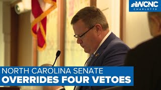 NC Senate acts quickly to seek to override 4 governor vetoes [upl. by Nawed795]