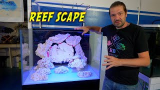 Building the Australian Reef Tank Pt2 The Aquascape [upl. by Sunda668]