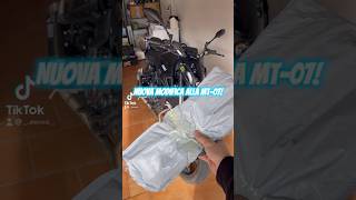 Nuova MODIFICA alla MT07 yamaha mt07 modified viralvideo viralshorts [upl. by Socin]