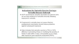 Varicella Vaccine Standing Order [upl. by Erdrich10]