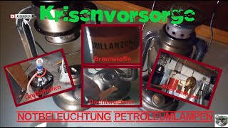 Krisenvorsorge  💡🕯🪔 Petroleumlampen als Notbeleuchtung [upl. by Einaffit]