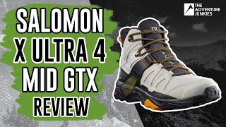 Salomon XUltra Mid 4 GTX Review The Best Lightweight Hiking Boots For Men [upl. by Ocirne]