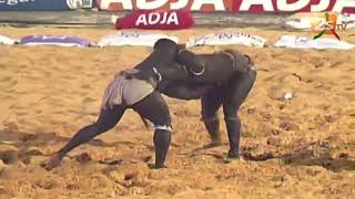 Eumeu Sene vs Modou Lou  Senegalese Wrestling [upl. by Bernard44]