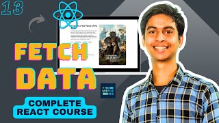 Fetching Data in React  Custom Hook for Data fetching  TMDB API  Complete React Course [upl. by Etam]