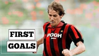 first Goals Franco Baresi with AC MILAN in SERIE A ITALIA 19811982 viral shortsvideo [upl. by Howlan]