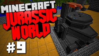 Jurassic World Minecraft Rexxit Modpack 9 quotRefinery Arc Furnace Sky Hook Dilophosaurquot [upl. by Radferd]