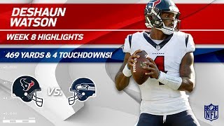 Deshaun Watson Shines w 469 Total Yards amp 4 TDs  Texans vs Seahawks  Wk 8 Player Highlights [upl. by Hailey]