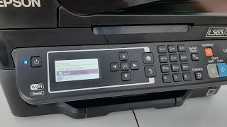 Cara setting copy adf ukuran kertas legal printer epson l565 [upl. by Antrim]