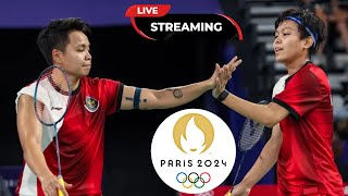 LIVE APRIYANI RAHAYUSITI FADIA INA vs CHN CHEN QINQ CHENJIA YI FAN OLYMPIC PARIS 2024 [upl. by Herrera]