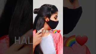 Easy hairstyle for girls 💜 short hair hairstyle hairstyle shorts hairtutorial ytshorts like [upl. by Aicinod]