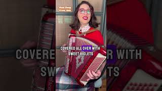 🎶Sweet Violets 🎙️Dinah Shore 1951 vintage accordion brokenrecords oldsongs 1950s [upl. by Meekar]