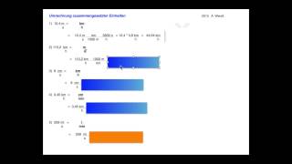 Umrechnung zusammengesetzter Einheiten [upl. by Nosyk500]