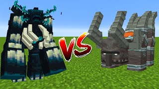 WARDEN MUTANT VS RAVAGER MUTANT  Battle Minecraft [upl. by Laniger]