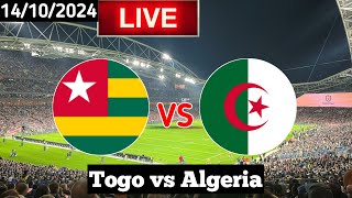 Togo Vs Algeria Live Match Today [upl. by Yknarf]