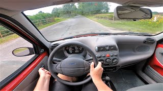 Fiat Seicento 600 LIFT 11 54HP 2008 POV Test Drive amp Acceleration 0100  4K 140 [upl. by Akeit]