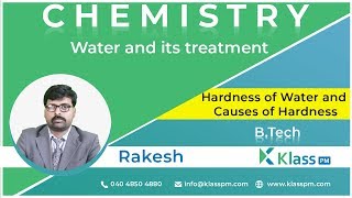 Hardness of Water and Causes of Hardness  Unit2  Engineering Chemistry BTech Tutorials  KlassPM [upl. by Ecinahs]