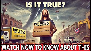 Is It True Kid Rock Shipped Millions in Supplies to Help Hurricane Victims [upl. by Jeniece]