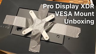 Apple Pro Display XDR VESA Mount Adapter Unboxing [upl. by Nivlad]