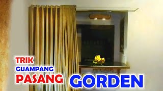 Cara Pasang Gorden Dapur ǁ Gorden Bongkar Pasang ǁ Pasang Gorden Simpel Murah amp Kuat [upl. by Anali728]