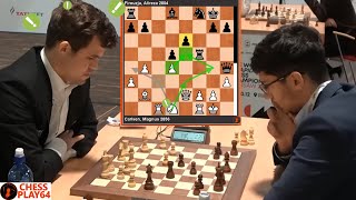 🎦 Magnus Carlsen vs Alireza Firouzja  World Rapid Chess Championship [upl. by Atiuqa431]