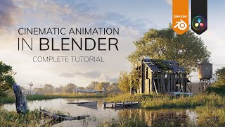 How to create Realistic Nature Scene in BLENDER [upl. by Vickey749]