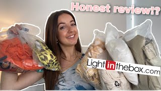 LIGHT IN THE BOX TRY ON HAUL  HONEST REVIEW [upl. by Earlie]