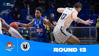 Buducnost VOLI PodgoricaUBT ClujNapoca  Round 13 Highlights  202324 BKT EuroCup [upl. by Akibma]