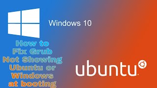 How to Fix grub not loading Ubuntu Boots into Windows Directly [upl. by Tav]