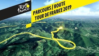 Route in 3D  Tour de France 2019 [upl. by Collyer827]