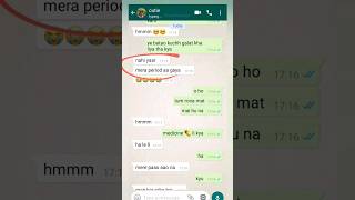 mera period aa gaya youtubeshorts romantic periods chatting subscribe [upl. by Yartnod]