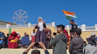 kunzang yangdol Speech On Padyatra In Ladakh [upl. by Marco552]