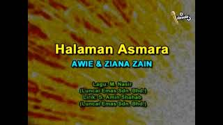 AWIE amp ZIANA ZAIN  Halaman Asmara KARAOKE [upl. by Bamford]