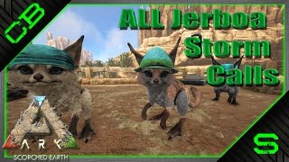 ARK Scorched Earth  All Jerboa Storm Warning Calls [upl. by Wilkie]