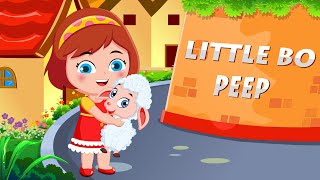 Little Bo Peep Song  FlickBox Nursery Rhymes and Kids Songs  Lost Her Sheep [upl. by Belvia]