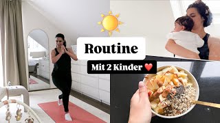 POSTPARTUM MORGENROUTINE MIT BABY 3 MONATE amp KLEINKIND  KINDOFROSY [upl. by Benjie]