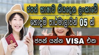 Best Japanese Language Courses in Sri Lanka  ජපන් ඉගෙන ගන්න ලංකාවේ තියෙන හොදම පාඨමාලාවන් 05 ක් [upl. by Eiryk]