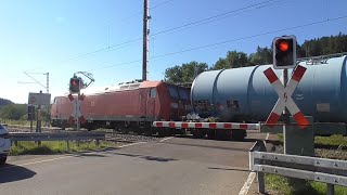 Bahnübergang  Železniční přejezd Peterzell D  682024 [upl. by Hsirap492]