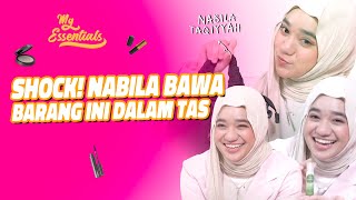 NABILA BUKA ISI TAS IMUTNYA MYESSENTIALS [upl. by Vale]