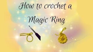 How to Crochet a Magic Ring [upl. by Marpet93]