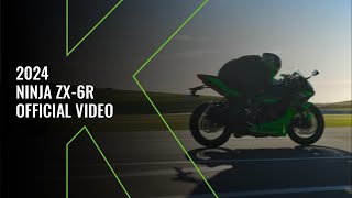 New 2024 Kawasaki Ninja ZX6R  Official Video [upl. by Cichocki]