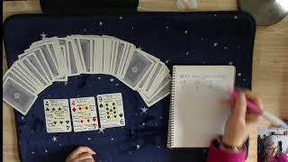 Cartomancy Tutorial  Quick Guide to Reading 3 Cards for Beginners [upl. by Aibun]