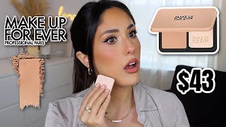 NEW MAKEUP FOREVER SKIN MATTE VELVET BLURRING POWDER FOUNDATION  BEST powder foundation ever [upl. by Nuahsel92]