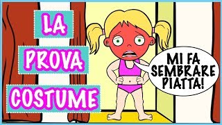 LA PROVA COSTUME 👙☀️⛱ PARODIA ANIMATA  Collezione Costumi Tezenis 2019 Yamamay Intimissimi [upl. by Lenhart]